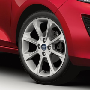 Platišče iz lahke zlitine 17" z 8 kraki, srebrne barve